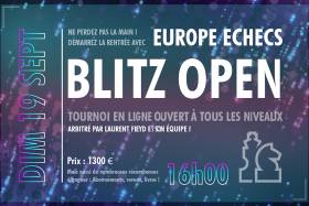 Open de blitz - Tetraktys Concept Management - Actualités / France - Europe  Echecs